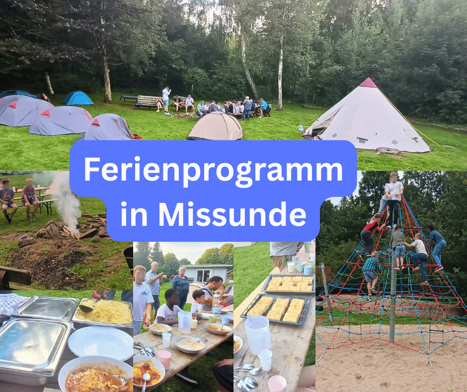 Zelten der Wohngruppen in Missunde