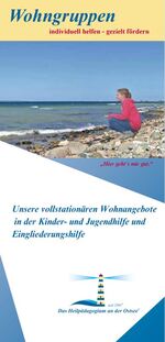 Flyer der vollstationären Wohngruppen