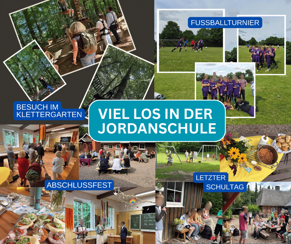 Fotos Abschlussfest, Fußballturnier, Klettergarten Jordanschule